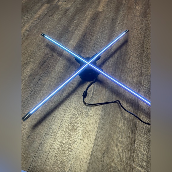 New in box 3D Hologram Fan with Remote/Bluetooth/WIFI/Video Library, - Picture 3 of 3